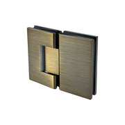 Modern National Shower Door Hinge 180 Degrees - Antique Brass