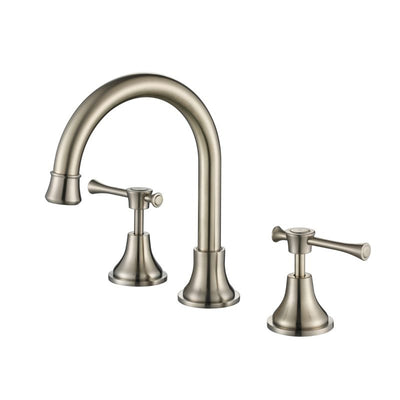 Modern National Montpellier Basin Set - Brushed Nickel