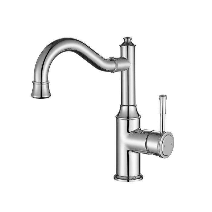 Modern National Montpellier Shepherd’s Crook High Rise Basin Mixer