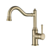 Modern National Montpellier Shepherd's Crook Kitchen Mixer - Brushed Bronze