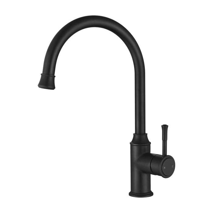 Modern National Montpellier Gooseneck Kitchen Mixer