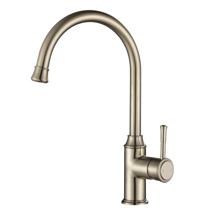 Modern National Montpellier Gooseneck Kitchen Mixer