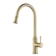 Modern National Montpellier Pull-Out Kitchen Mixer - Brushed Bronze
