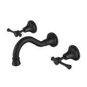 Modern National Montpellier Wall Spa & Sink Set - Matte Black