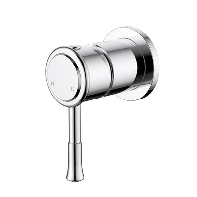 Modern National Montpellier Shower Mixer Trim Kit (Small Backplate) - Chrome