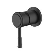 Modern National Montpellier Shower Mixer Trim Kit (Small Backplate) - Matte Black