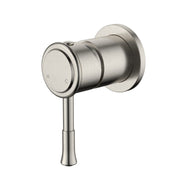 Modern National Montpellier Shower Mixer (Small Backplate) - Brushed Nickel