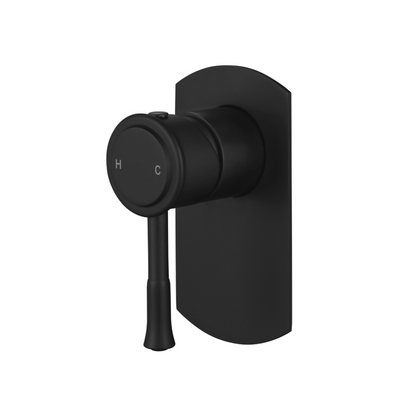 Modern National Montpellier Shower Mixer - Matte Black