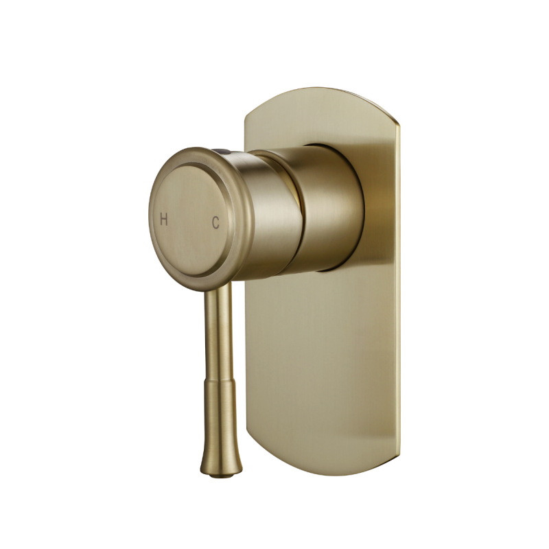 Modern National Montpellier Shower Mixer - Brushed Bronze