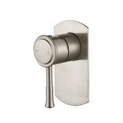 Modern National Montpellier Shower Mixer - Brushed Nickel