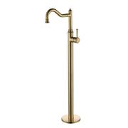 Modern National Montpellier Freestanding Bath Mixer - Brushed Bronze