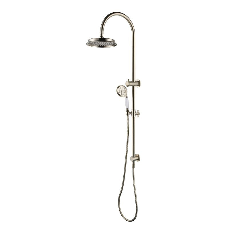 Modern National Montpellier Shower Column Set - Brushed Nickel