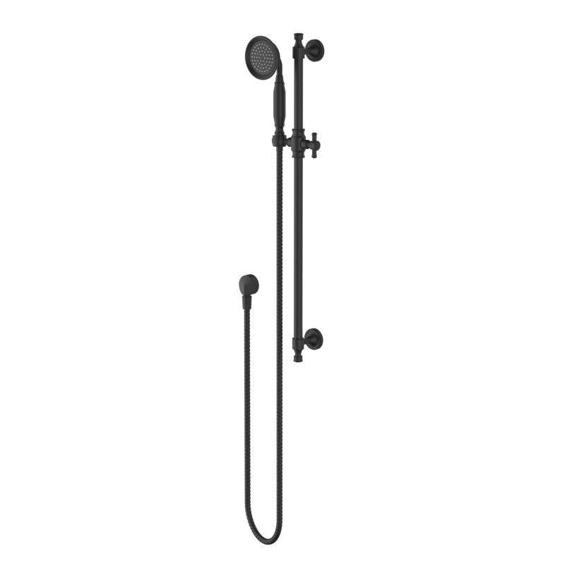Modern National Montpellier Rail Shower - Matte Black