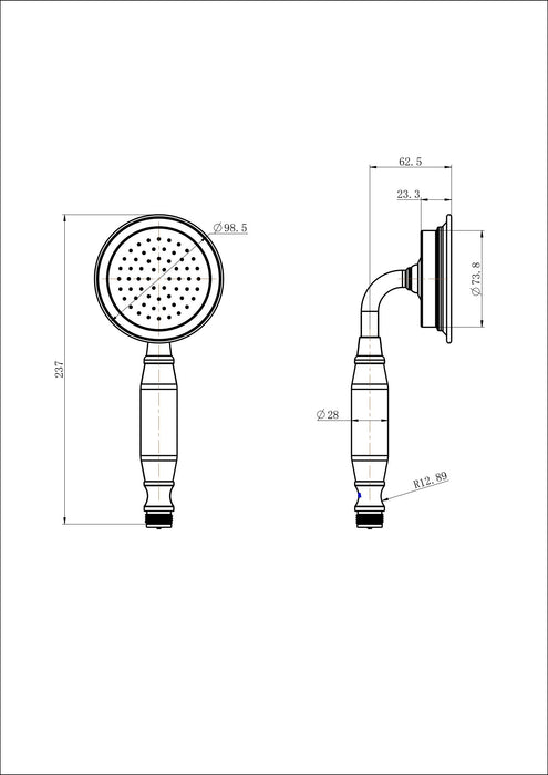 Modern National Montpellier Handpiece