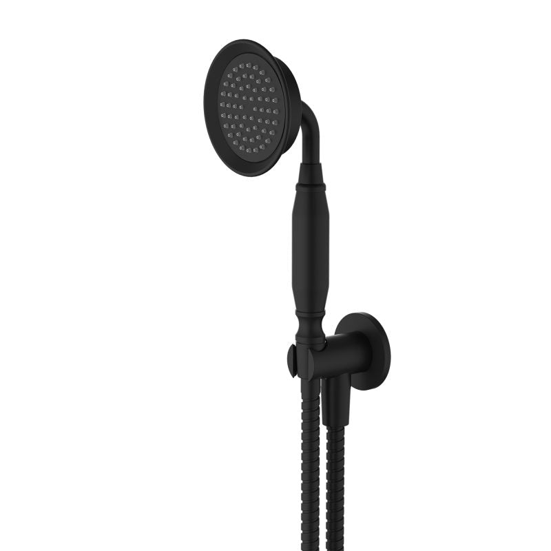 Modern National Montpellier Hand Shower on Bracket - Matte Black