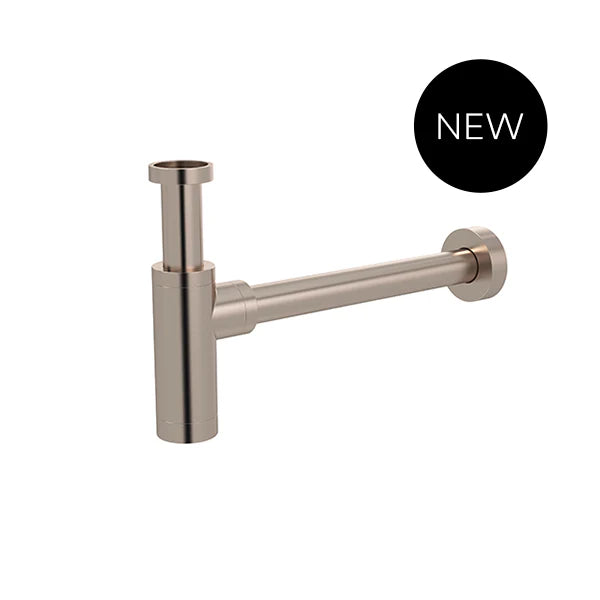 Meir Round bottle trap for 32mm basin waste - Champagne