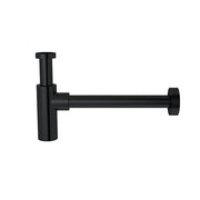 Meir Round bottle trap for 32mm basin waste - Matte Black