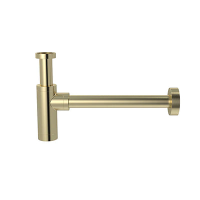 Meir Round bottle trap for 32mm basin waste - Tiger Bronze