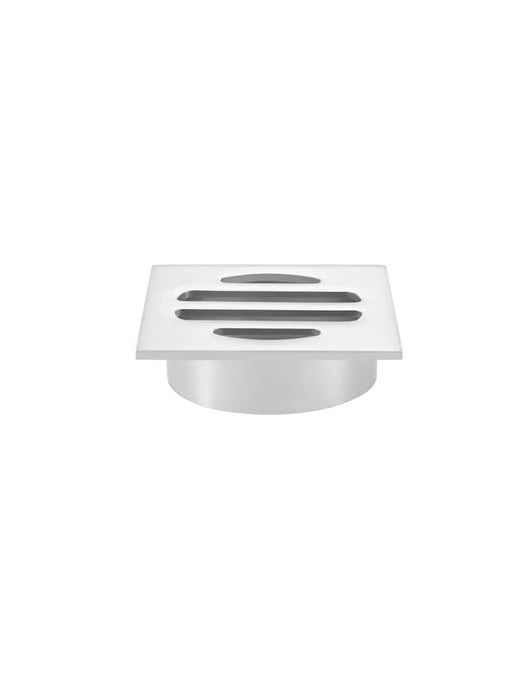 Square Floor Grate Shower Drain 50mm outlet - Chrome