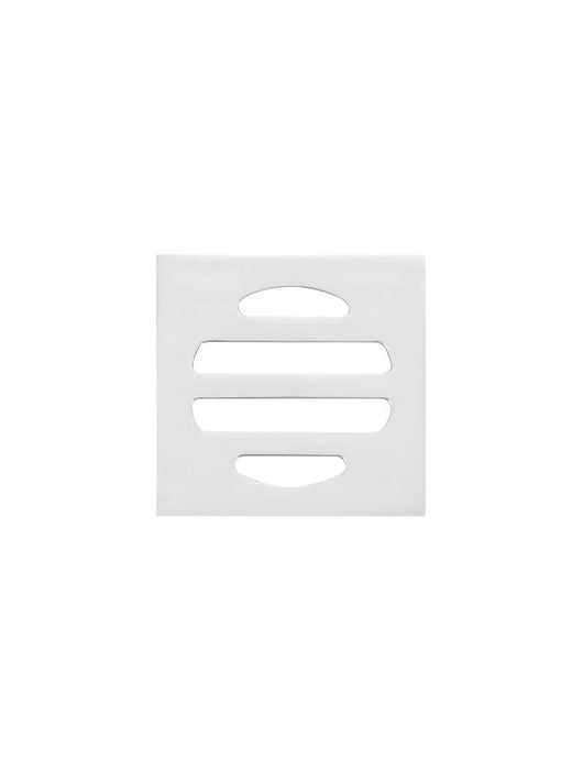 Square Floor Grate Shower Drain 50mm outlet - Chrome
