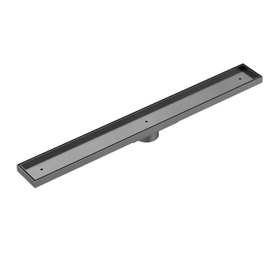 Meir Shower Channel Waste With Tile Insert 900mm Shadow