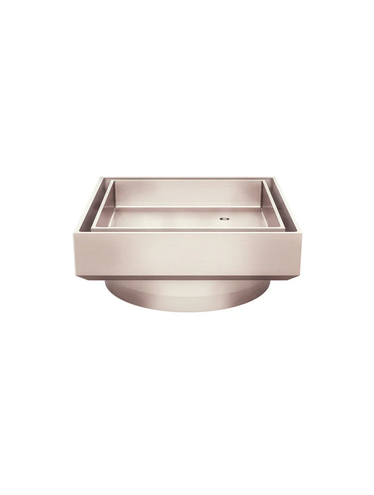Meir Shower Waste with Tile Insert - Champagne