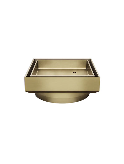 Meir Shower Waste with Tile Insert - Tiger Bronze