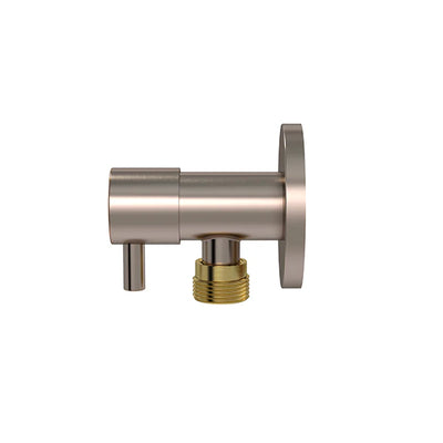 Meir Mini Stop Cistern Tap -Champagne