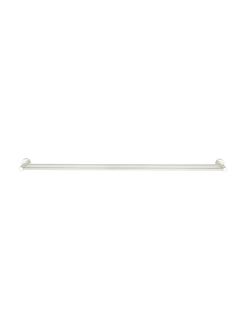 Meir Round Double Towel Rail 900mm - Brushed Nickel