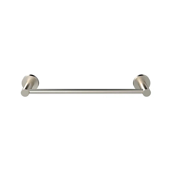 Meir Single Towel Rail 300mm Brushed Nickel