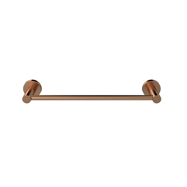 Meir Single Towel Rail 300mm Lustre Bronze