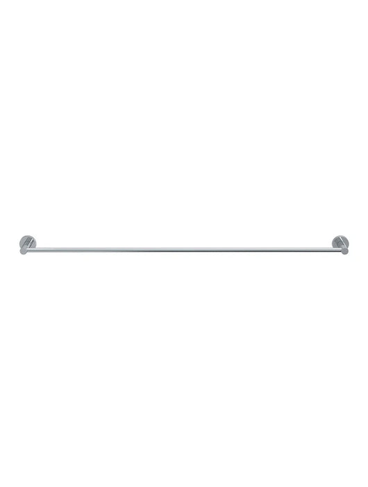 Meir Round Single Towel Rail - Polished Chrome