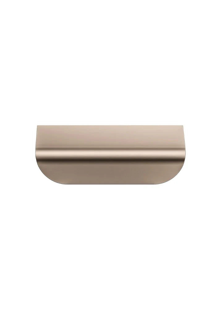 Meir Öppen Edge-Pull 75mm Cabinet Handle (Brushed) Champagne
