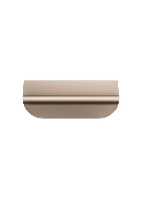 Meir Öppen Edge-Pull 75mm Cabinet Handle (Brushed) Champagne