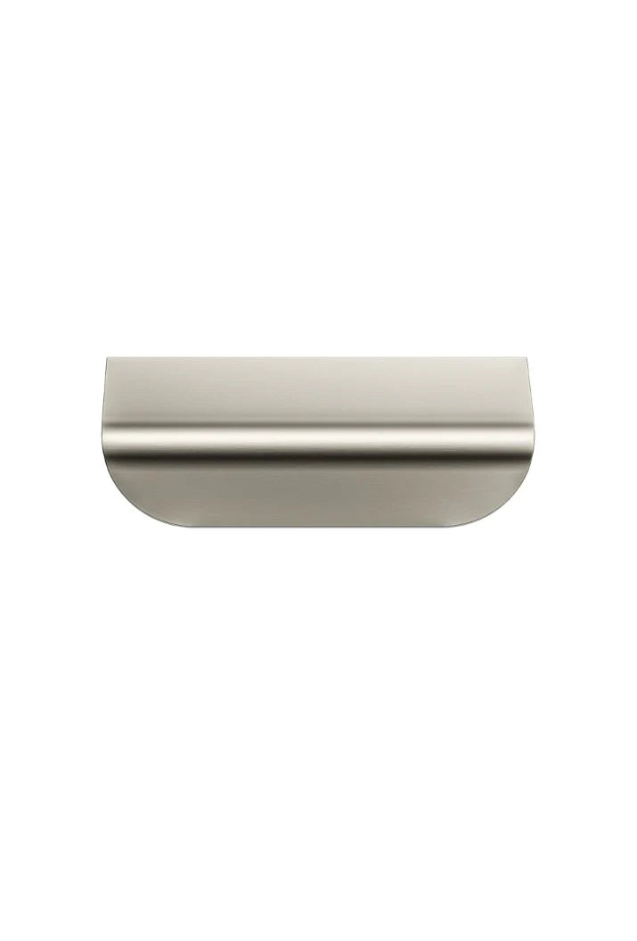 Meir Öppen Edge-Pull 75mm Cabinet Handle (Brushed) Brushed Nickel