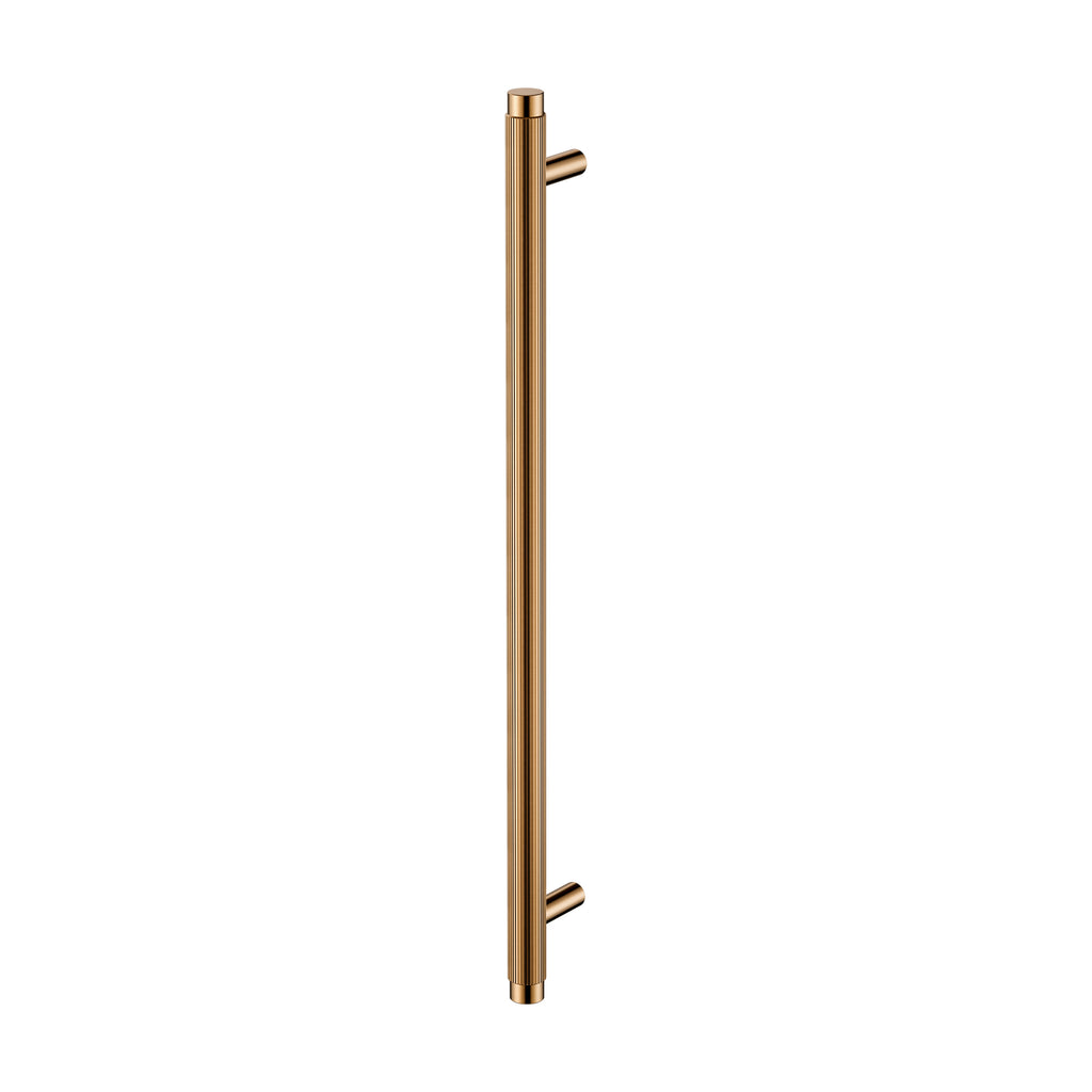 Meir Oppen Appliance Pull Handle (Linear Knurled) Lustre Bronze