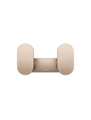 Meir Curvae Double Robe Hook - Champagne