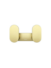 Meir Curvae Double Robe Hook - Tiger Bronze
