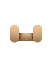 Meir Curvae Double Robe Hook - Lustre Bronze
