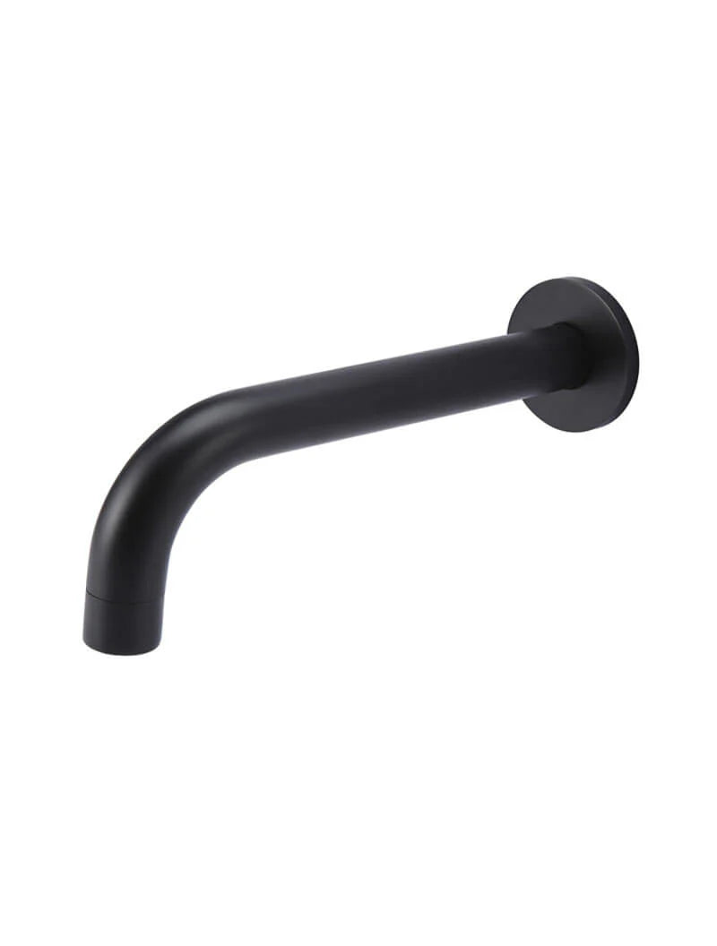 Meir Universal Round Curved Spout Matte Black