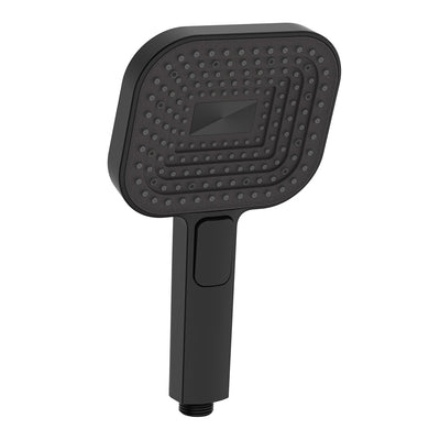 Fienza Kuro Hand Shower Head Soft Square Matte Black
