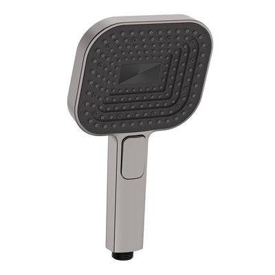 Fienza Kuro Hand Shower Head Soft Square Gun Metal