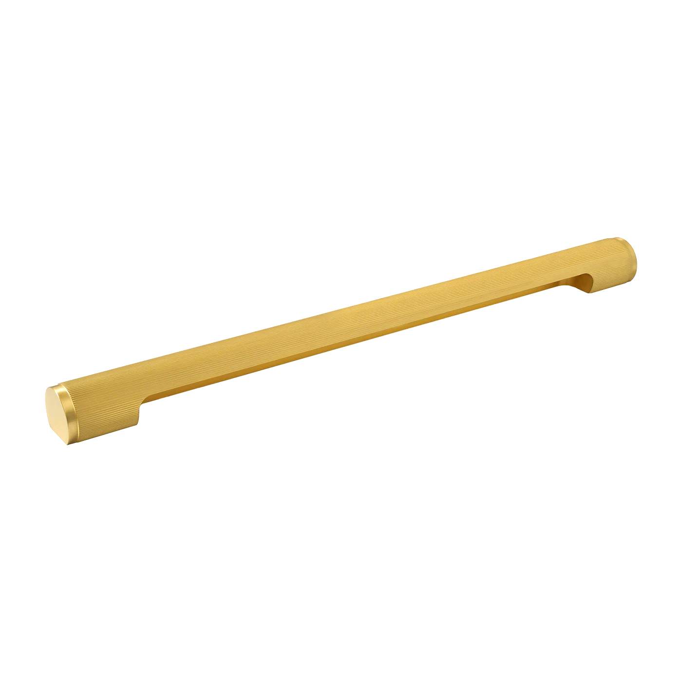 Momo Manhattan Pull Handle 320mm Brushed Satin Brass
