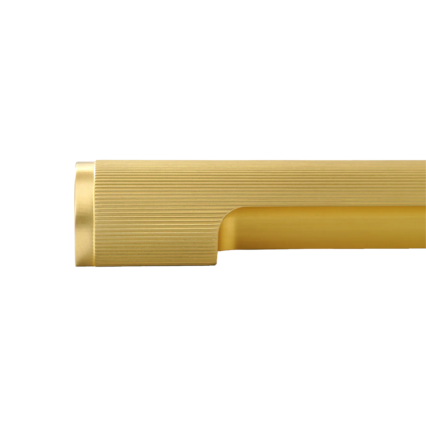 Momo Manhattan Pull Handle 320mm Brushed Satin Brass