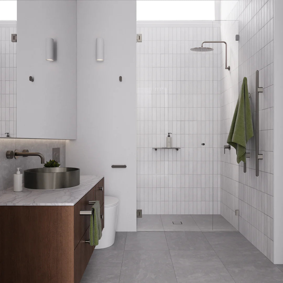 Meir Curvae Shower Shelf Shadow