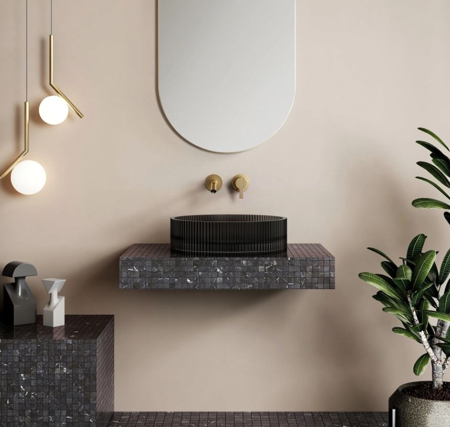 Cassa Design Wow V-Groove Translucency Resin Stone Basin