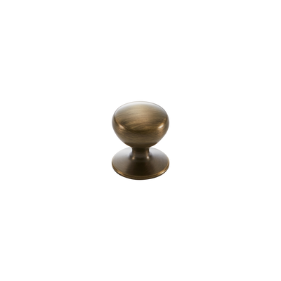 Momo New Hampton Round Knob 32mm in Dark Brushed Brass