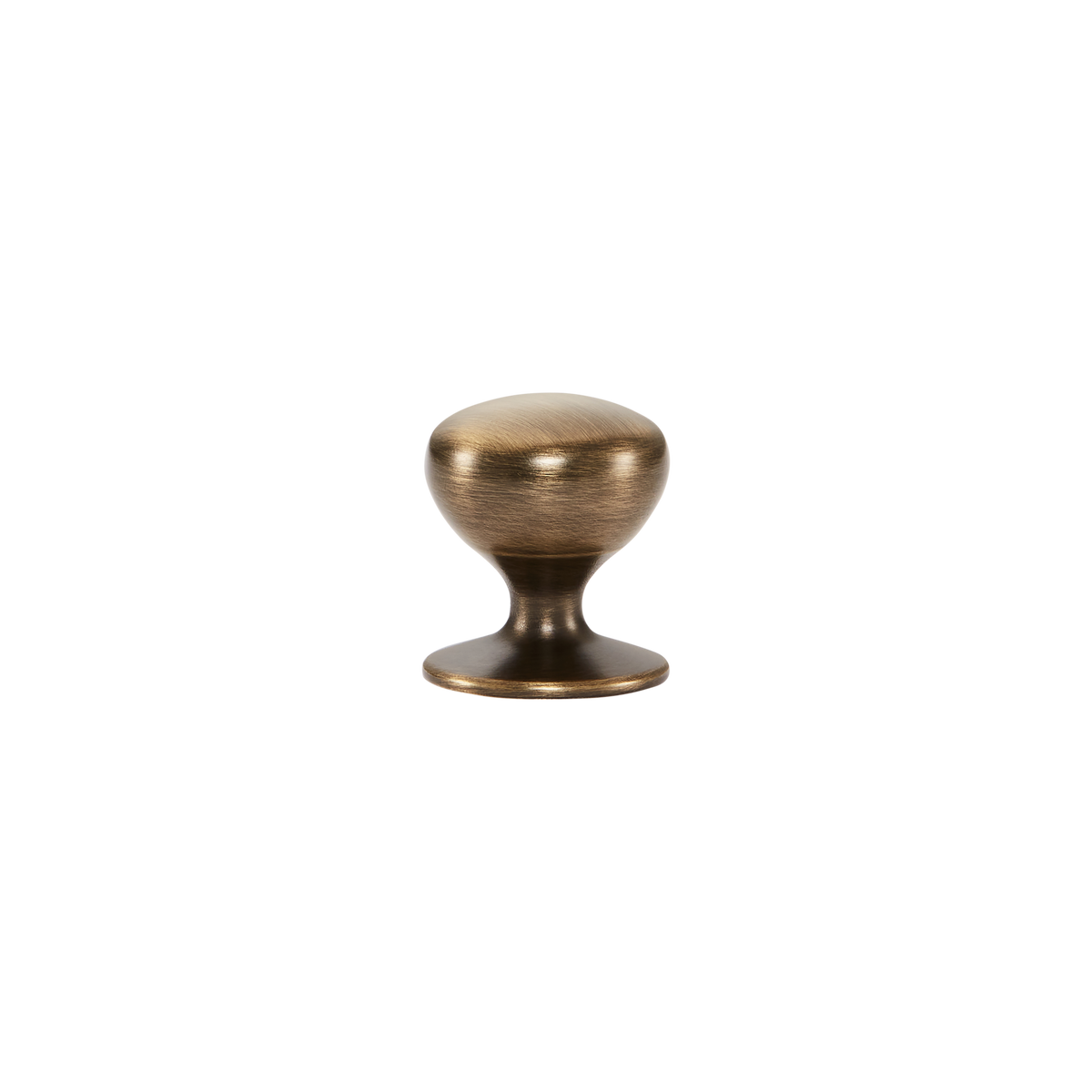 Momo New Hampton Round Knob 32mm in Dark Brushed Brass - view 2