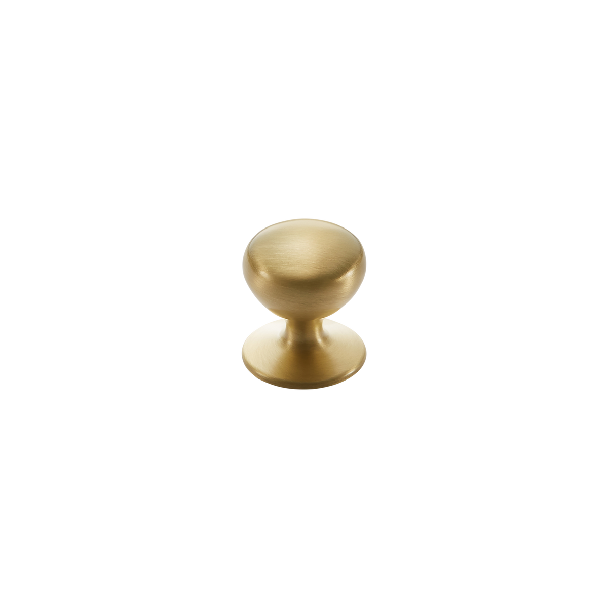 Momo New Hampton Round Knob 32mm in Matt Brass