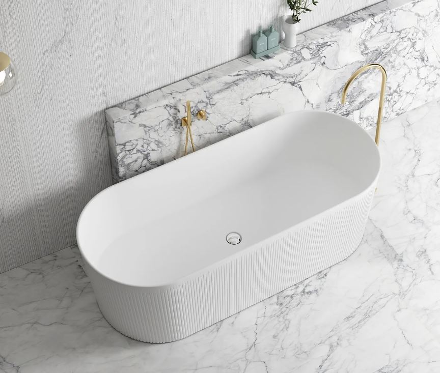 Noosa 1700mm Matte White Bath